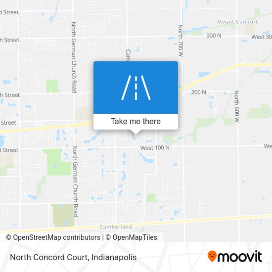 North Concord Court map