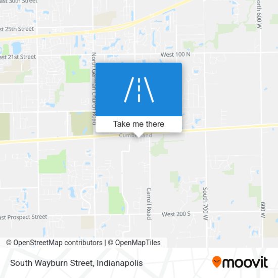 Mapa de South Wayburn Street