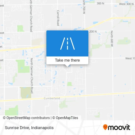 Sunrise Drive map