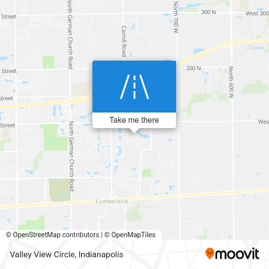 Valley View Circle map