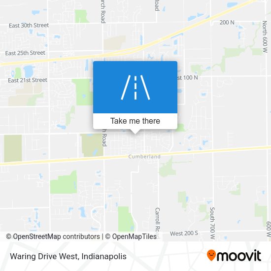 Mapa de Waring Drive West