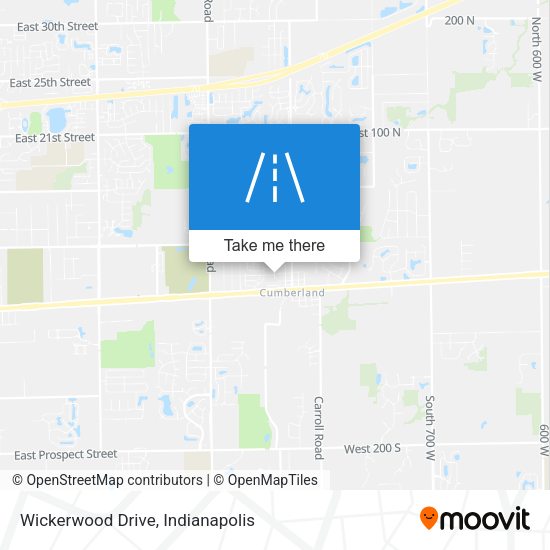 Wickerwood Drive map