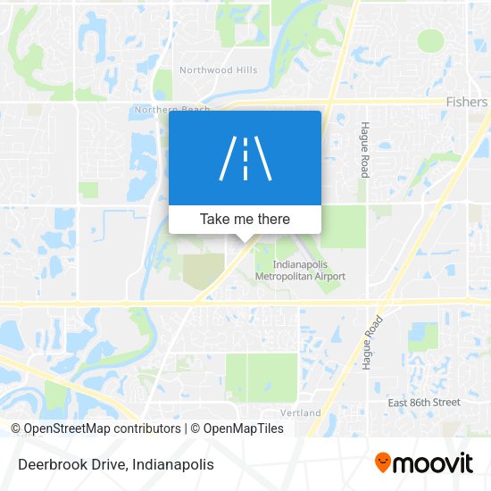 Deerbrook Drive map