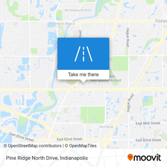Pine Ridge North Drive map