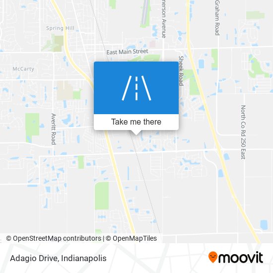 Adagio Drive map