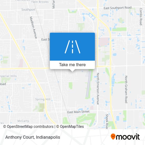 Mapa de Anthony Court