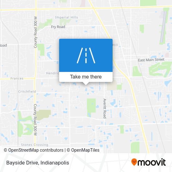 Mapa de Bayside Drive