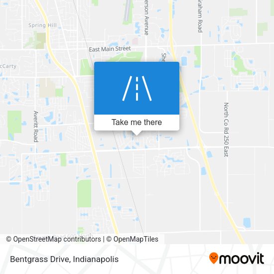 Mapa de Bentgrass Drive