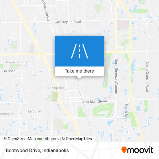 Bentwood Drive map