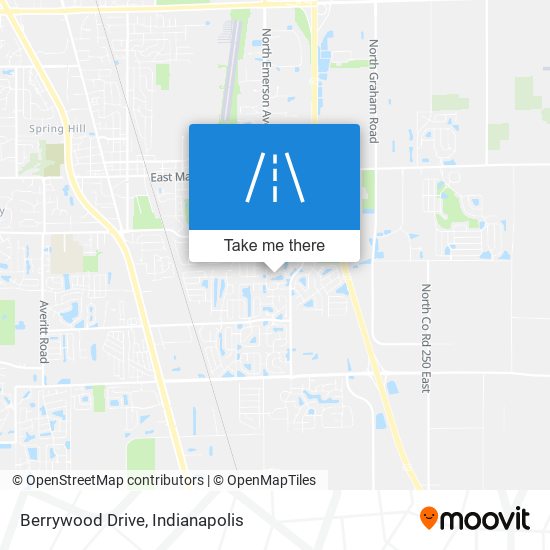 Berrywood Drive map