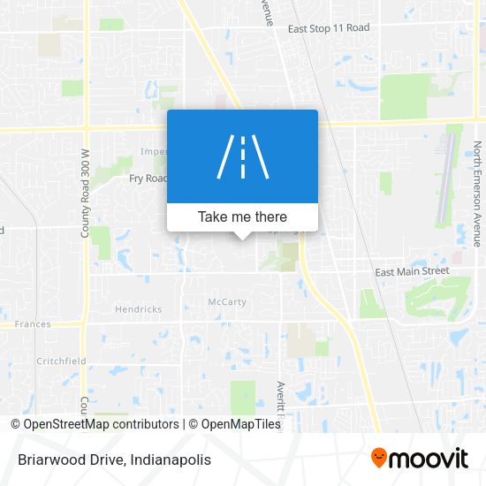 Briarwood Drive map