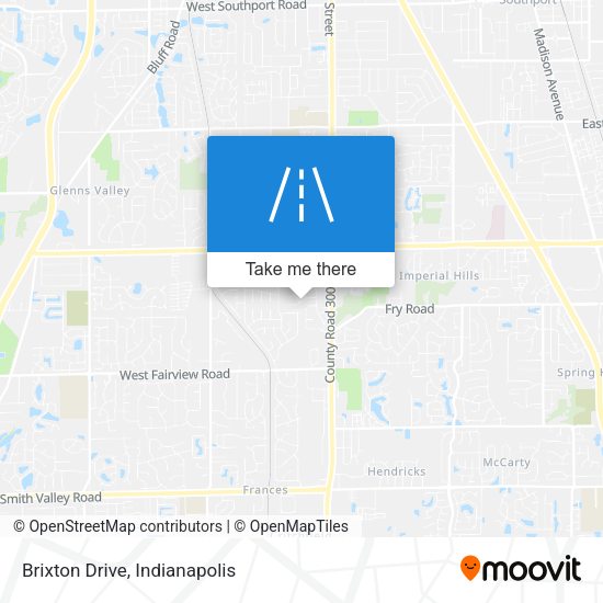 Mapa de Brixton Drive