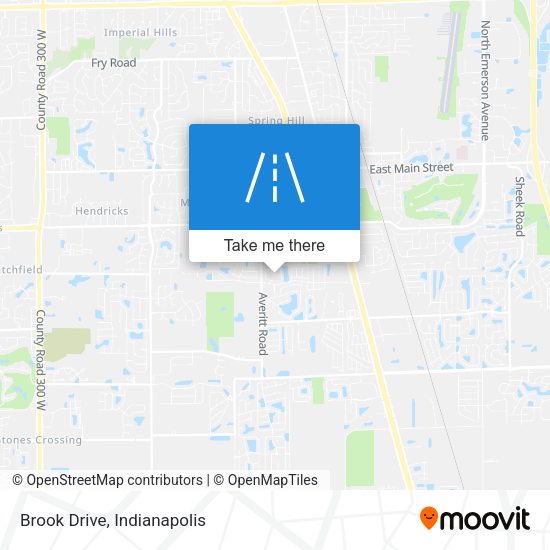 Brook Drive map