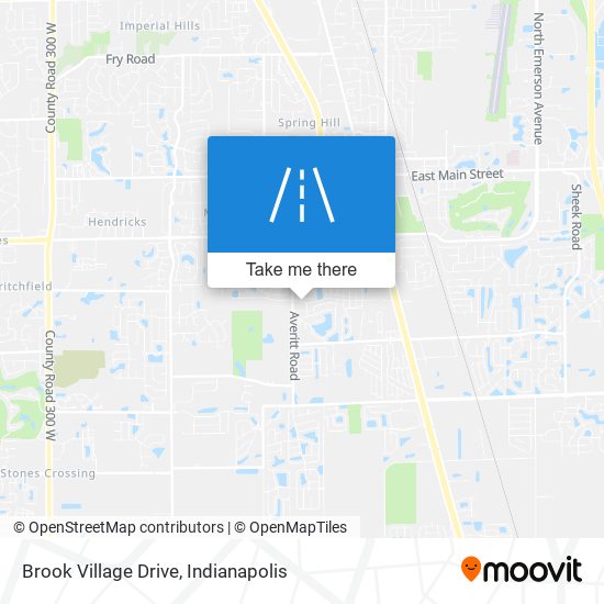 Brook Village Drive map