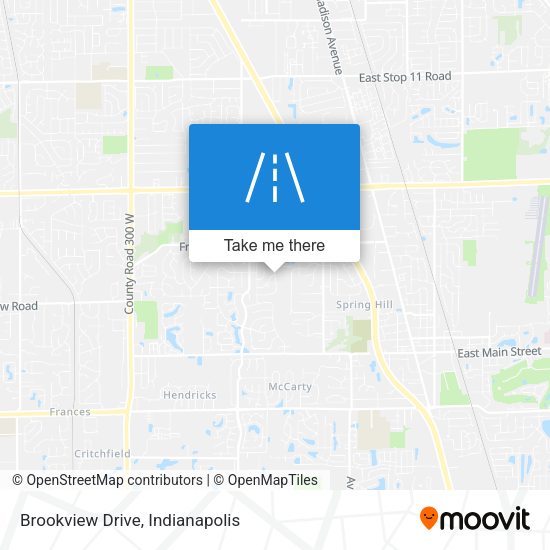 Brookview Drive map