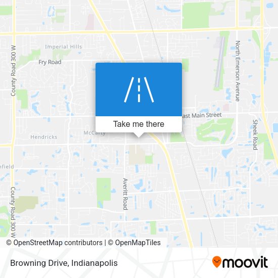 Browning Drive map