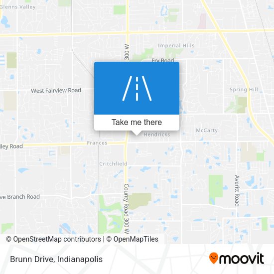 Brunn Drive map