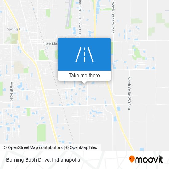 Burning Bush Drive map