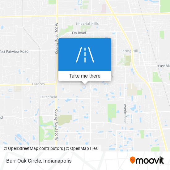 Burr Oak Circle map