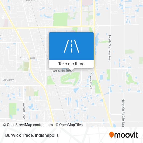 Burwick Trace map