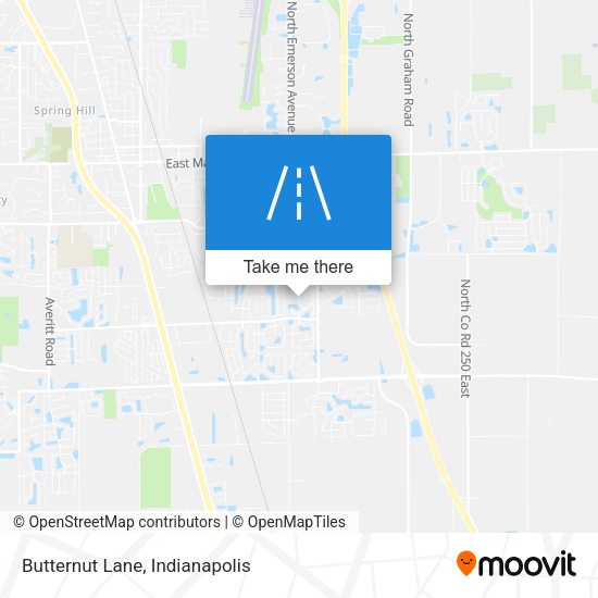 Mapa de Butternut Lane