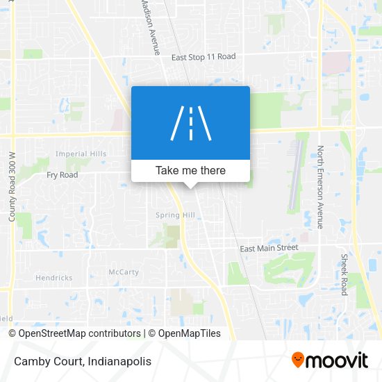 Camby Court map