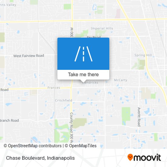 Chase Boulevard map