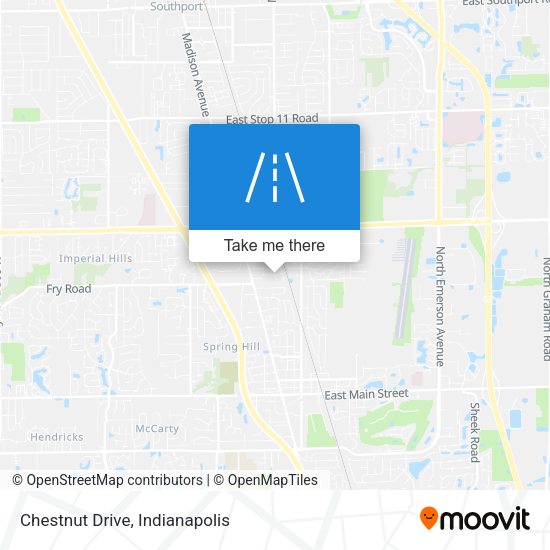 Mapa de Chestnut Drive