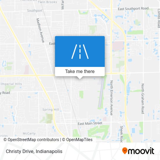 Mapa de Christy Drive