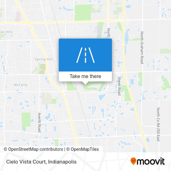 Cielo Vista Court map