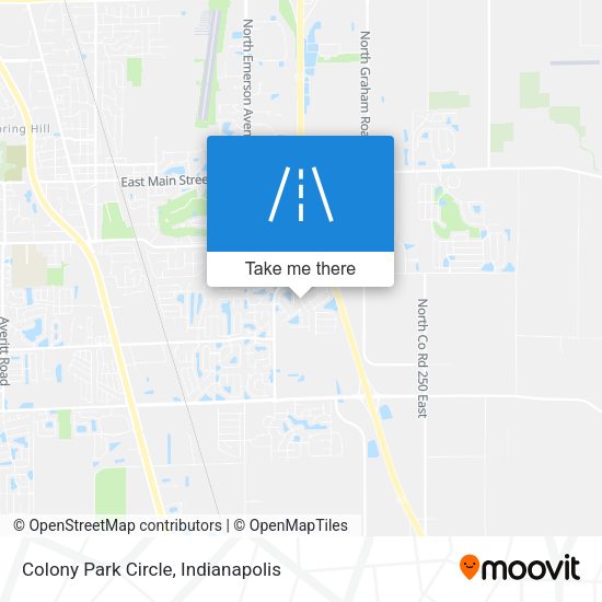 Colony Park Circle map