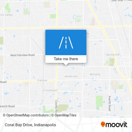 Coral Bay Drive map