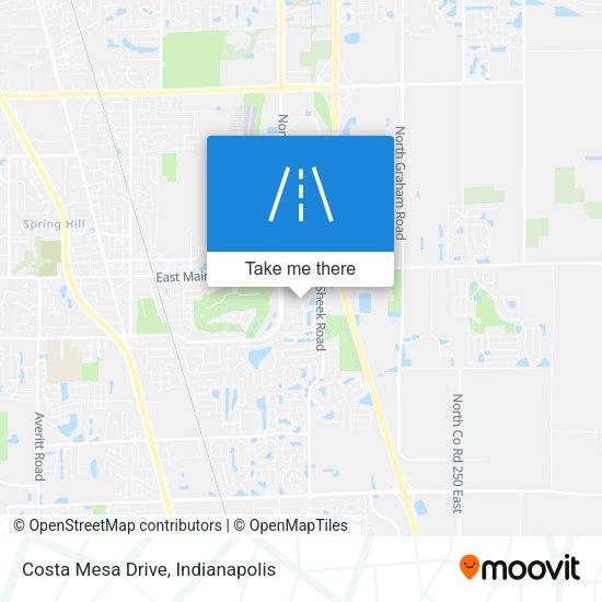 Mapa de Costa Mesa Drive