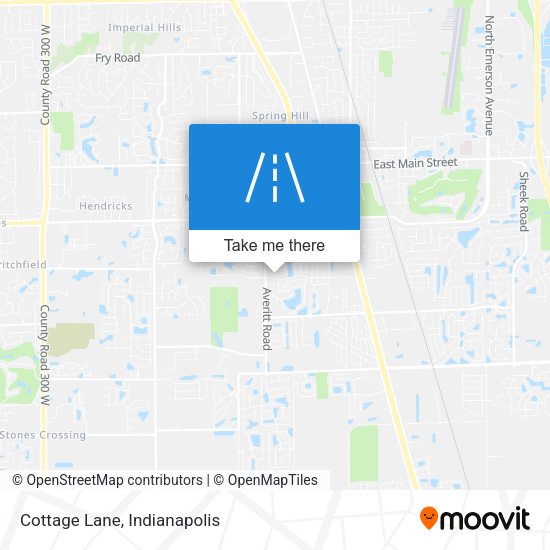 Mapa de Cottage Lane