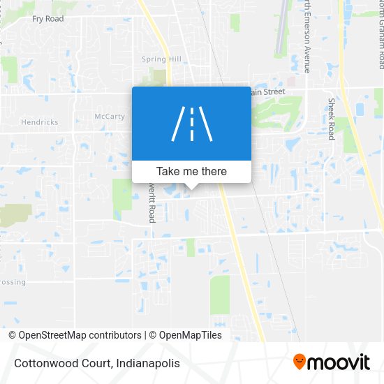 Cottonwood Court map