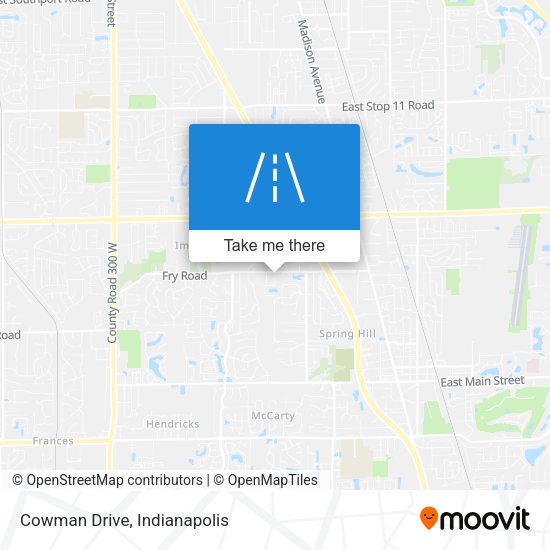 Mapa de Cowman Drive