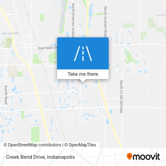 Mapa de Creek Bend Drive