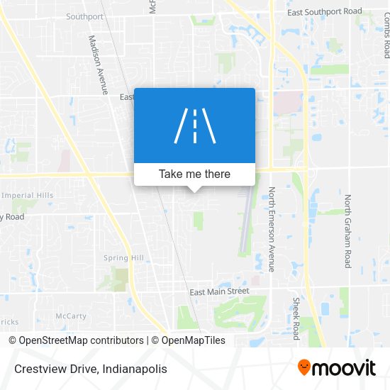Mapa de Crestview Drive