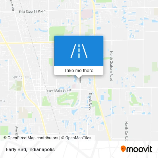 Early Bird map