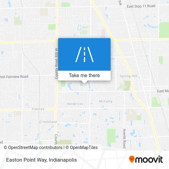 Easton Point Way map