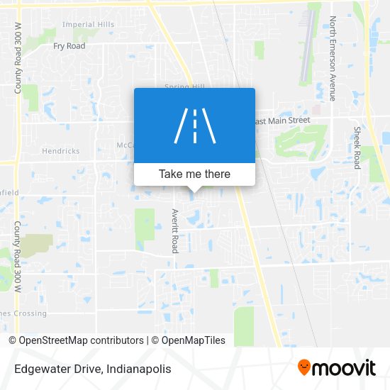 Mapa de Edgewater Drive