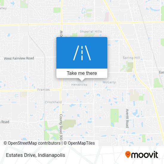 Estates Drive map