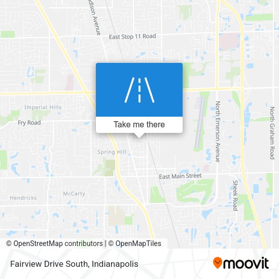 Fairview Drive South map
