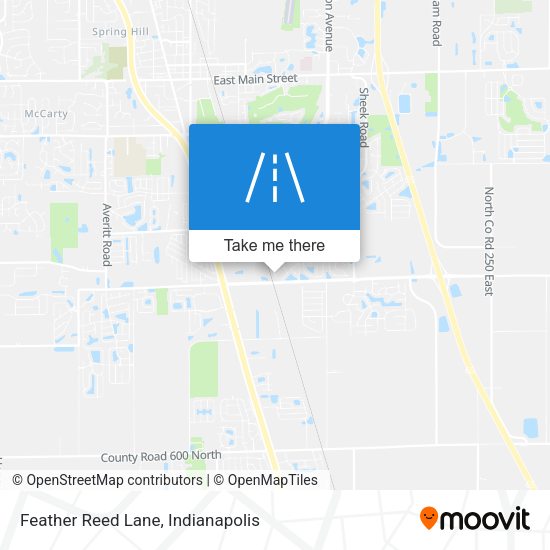 Feather Reed Lane map