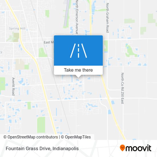 Fountain Grass Drive map
