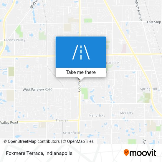Foxmere Terrace map