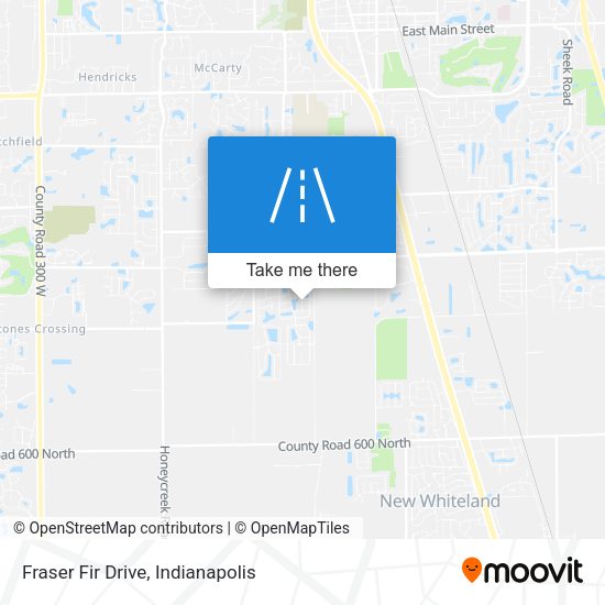 Fraser Fir Drive map