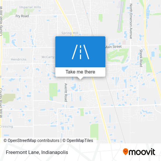 Mapa de Freemont Lane