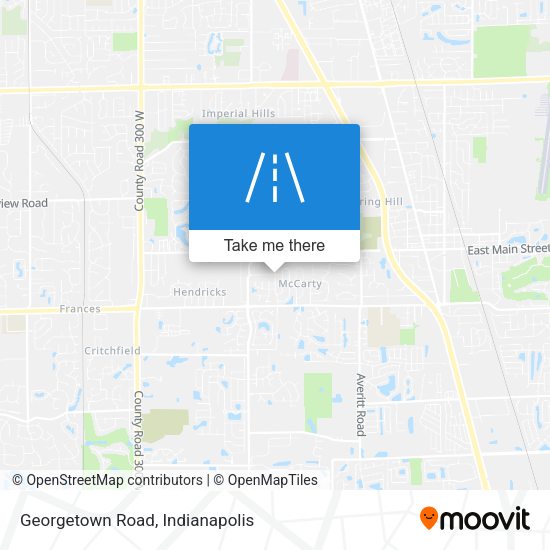 Georgetown Road map