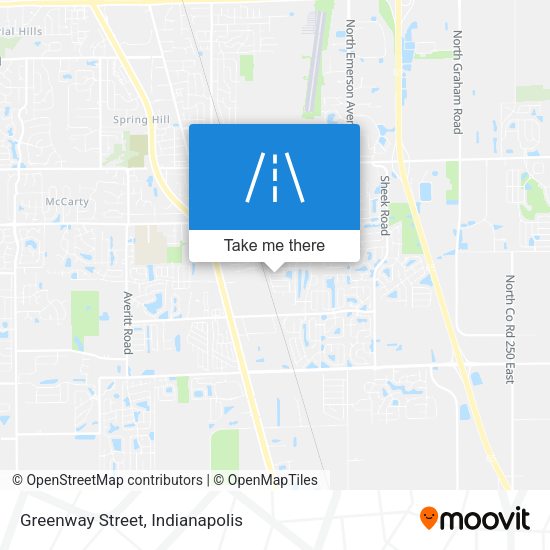 Mapa de Greenway Street